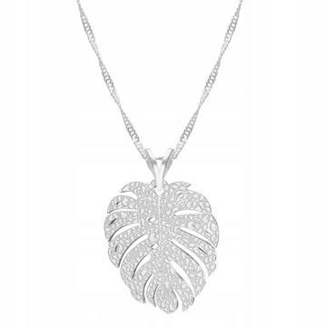 Ожерелье-цепочка из серебра 925 пробы Leaf Leaf Leaf