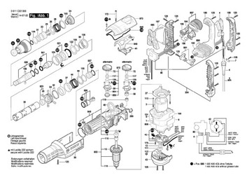 Эксцентриковая передача Bosch для режима ударной передачи GBH 18V-45C