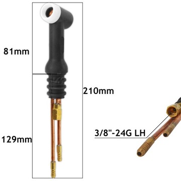 КОРПУС ГОРЕЛКИ SPIKE TIG WP18F SR-18F FLEX