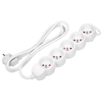 5-жильный удлинительный кабель 2P+Z, 3 м H05VV-F 3x1,0 мм², Im