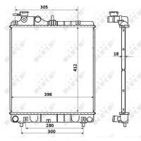 фото thumb №3, Радиатор wody hyundai atos 03-08 1.1