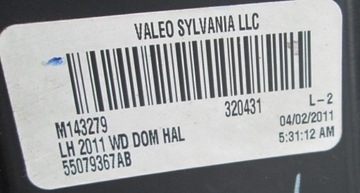 фото thumb №9, Dodge durango iii 11- лампа левая фара перед переднее оригинал