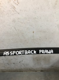 фото thumb №8, Молдинг кузовная правая a5 sportback czarna матовая 8t8853704