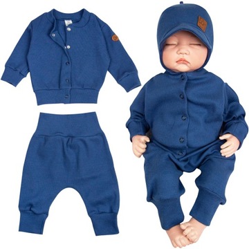 BABY SET, спортивный костюм, спортивный костюм STRIPED, синий 74