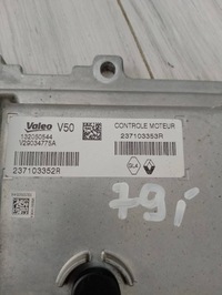 фото thumb №1, Бортовой компьютер блок управления двигателя 237103352r renault