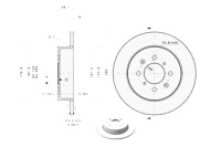 фото thumb №1, Brembo гальмівні диски гальмівні 2szt. honda civic vii 1.3h