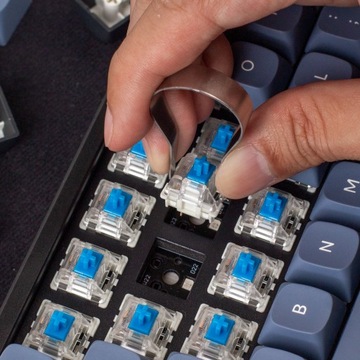 Беспроводная механическая клавиатура со светодиодной подсветкой KEYCHRON K6 Pro K6P-G1, красный переключатель