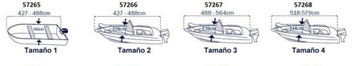 ЧЕХОЛ ДЛЯ ЛОДКИ 518-579см РАЗМЕР 57268. 4