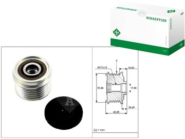 фото thumb №3, Колесо пасове генератора suzuki jimny sn 03- 1.5