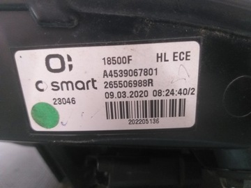 фото thumb №3, Лампа зад правая smart a453 рестайлинг led a4539067801