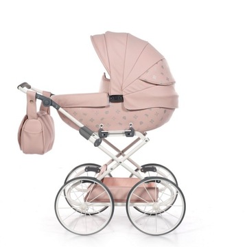 коляска для кукол Laret Imperial Mini Classic белая