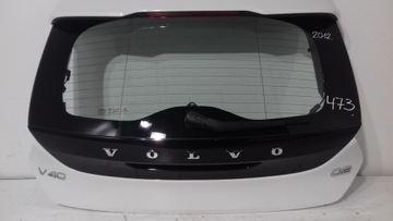 фото thumb №5, Volvo v40 задня кришка 2012 рік біла