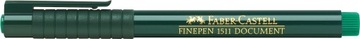 FABER-CASTELL Finepen 0,4 мм ЗЕЛЕНЫЙ