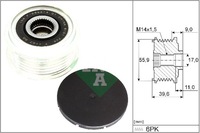 фото thumb №2, Колесо пасове генератора audi q7 vw touareg 3.0d 01.10- ina