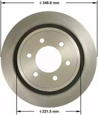 фото thumb №1, Тормозные диски диск задняя ford f-150 2012-2020