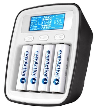ЗАРЯДНОЕ УСТРОЙСТВО R3 R6 AA AAA SMALL USB-C +4x EVERACTIVE 2600