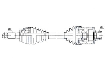 фото thumb №10, Nty піввісь привідна mazda 5 2.0td 05-10 права