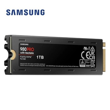 Твердотельный накопитель Samsung 980 Pro с радиатором M.2 PCIe емкостью 1 ТБ