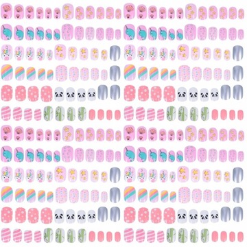 288 шт. Короткие искусственные ногти Искусственные.