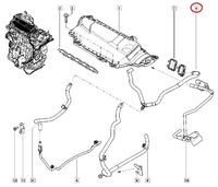 фото thumb №5, Зливна трубка шланг пального зливний renault master iii movano 2.3 dci оригінальний номер
