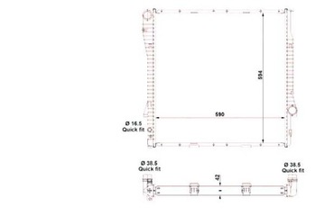 фото thumb №9, Nrf 55328 радиаторов, система охлаждение двигателя