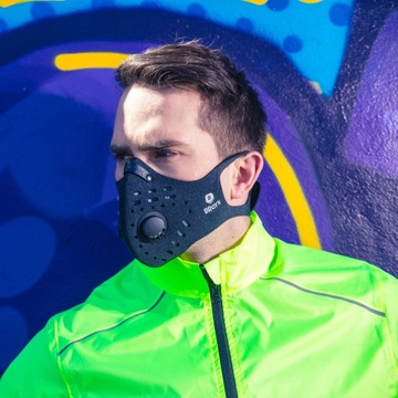 Анти -SMOG MASK и анти -аллергический Broyx Grey Sport Delta Size m
