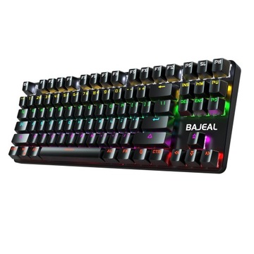 Компактная игровая клавиатура с 87 клавишами.