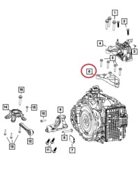 фото thumb №3, Chrysler pacifica основание кронштейн подушки безопасности кронштейн