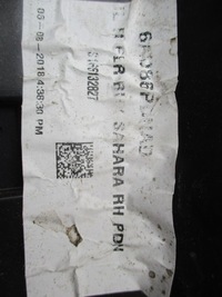 фото thumb №13, Jeep wrangler 2018- молдинг крила права задня s166132827 , gad86pdnad