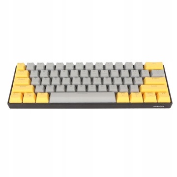 МЕХАНИЧЕСКАЯ КЛАВИАТУРА 60% RGB СЕРЫЙ СВЕТОДИОД