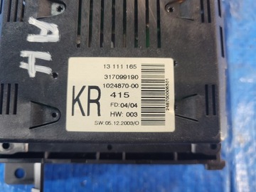 фото thumb №14, Запчасти astra h zafira b радио cd30 mp3 дисплей 13111165 13154304