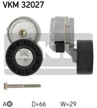 фото thumb №9, Skf vkm 32027 ролик натяжителя, ремень клиновой многоручьевой