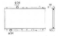 фото thumb №1, Радиатор wody 53428 nrf suzuki liana