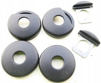 фото thumb №1, Заглушки чёрные сидений перед audi a2 8z