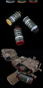 Ручной отсек для хранения макетов дымовых шашек М18.