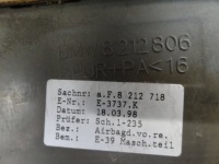 Bmw 5 e39 1999 універсал карта оббивка дверей правий перед 8212718 8212806 Доставка, фото thumb