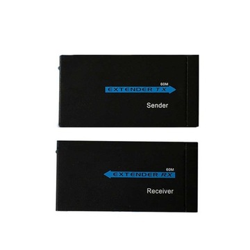 Удлинитель HDMI, 60 м, удлинительный кабель RX TX LAN, сетевой кабель RJ-45 CAT5E/6