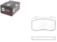 фото thumb №1, A.b.s. гальмівні колодки гальмівні citroen ds3 1.6 racing