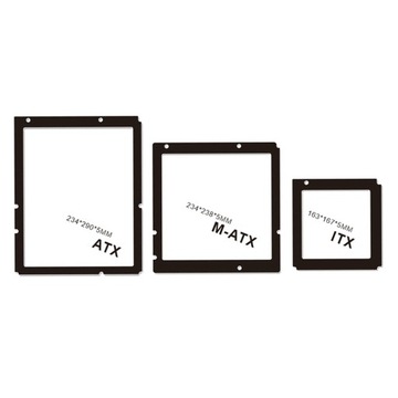 Задняя панель RGB 234x290x5 мм, 5 В, 3 контакта для большого размера ATX