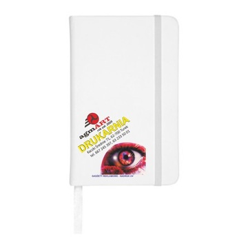 Notesy reklamowe A6 z logo nadrukiem kolor UV 25