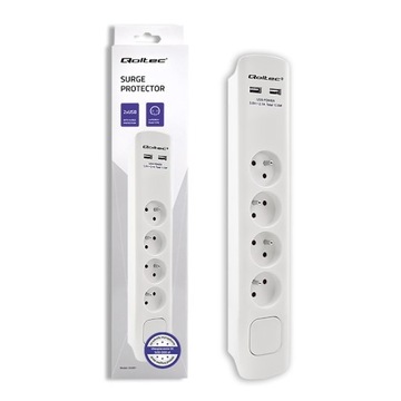 Удлинитель антипомпажный 4gn 2xUSB 1,8м