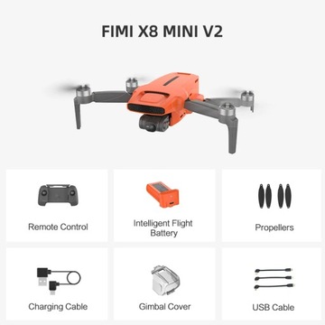 FIMI X8 MINI профессиональная 3-осевая камера для дрона с подвесом, WIFI и
