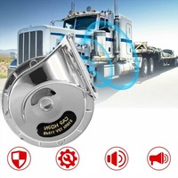 фото thumb №11, Клаксон автомобильный червяк сигнал звуковой dwutonowy 12v 400db серебристый