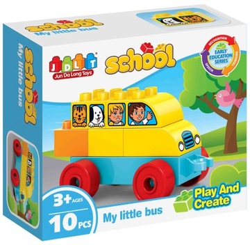 НАБОР БЛОКОВ АВТОБУС 3341 развивающая игра для детей, пазл duplo