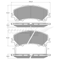фото thumb №4, Тормозные колодки ham.przod 18-99/tom