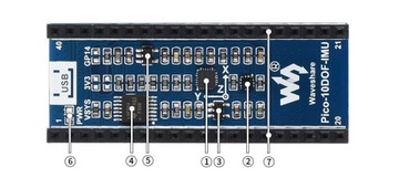 Датчик IMU с 10 степенями свободы для Raspberry Pi Pico