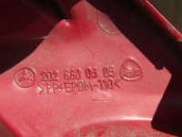 16 mercedes w202 97-00 рестайлинг  пластик решётка заглушка бампер передний перед Цена, фото thumb