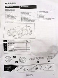 фото thumb №11, Набір світло протитуманні протитуманна фара перемикач nissan note 2013+ nowe оригінальний номер