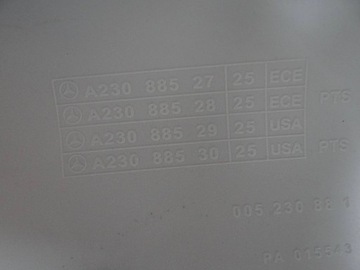 фото thumb №13, Mercedes-benz sl r230 оригинал zdarzak перед переднее a2308852825 amg набор