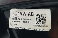 фото thumb №16, Правая задняя лампа vw caddy iv 4 2020 led 2k7